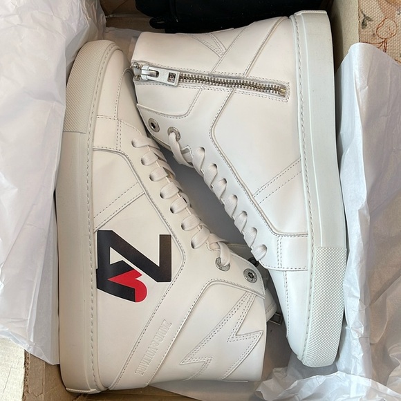 Zadig & Voltaire | High Top Flash Trainers | ZV ❤️ Side Panels | W US 8 / EU 39 - Picture 1 of 6